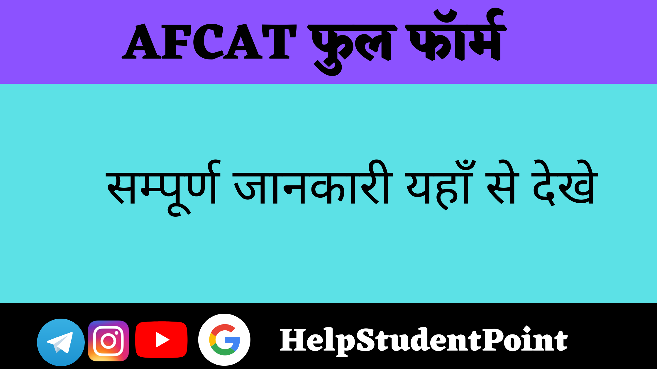 AFCAT Full Form In Hindi